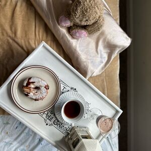 Breakfast Tray for Coffee and Pastry 🍰☕️